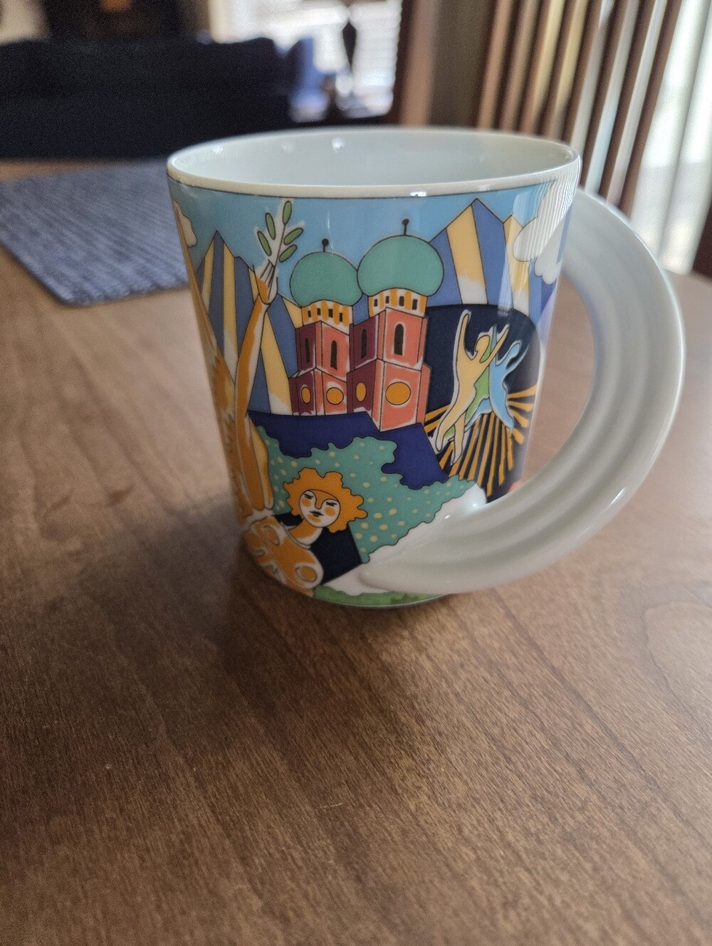 Rosenthal Studio Line "City Cup" Featuring Munich Skyline By Brigette Doege
